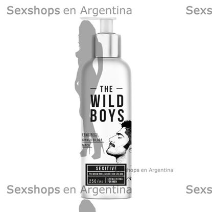Lubricante masculino premium para masturbacion The Wild Boys 250Grs.